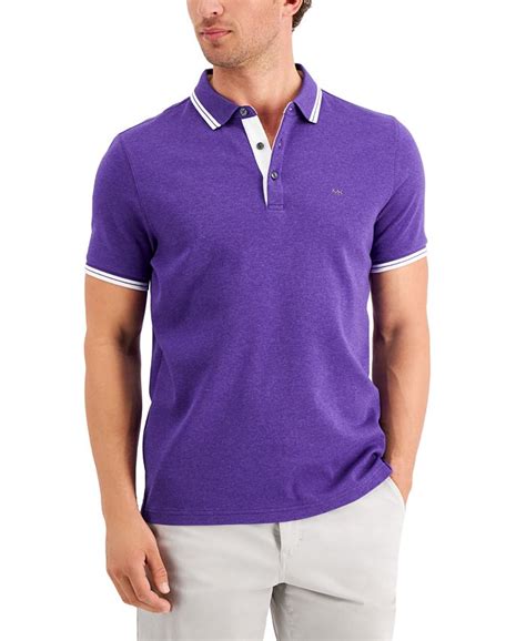 michael kors men's liquid cotton greenwich polo shirt|Greenwich Cotton Polo Shirt .